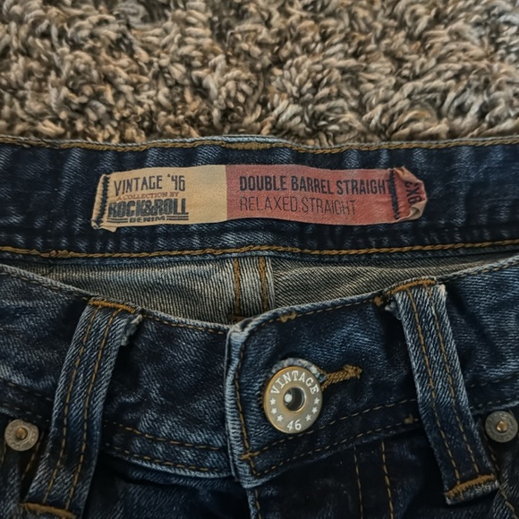 Women’s rock&roll jeans. Double barrel straight. Size 29x32 - Picture 2 of 3